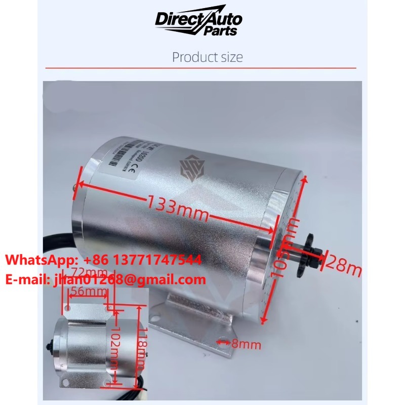 Electric Motorcycle Conversion Kit 72V - Kit di conversione per moto elettrica/kart