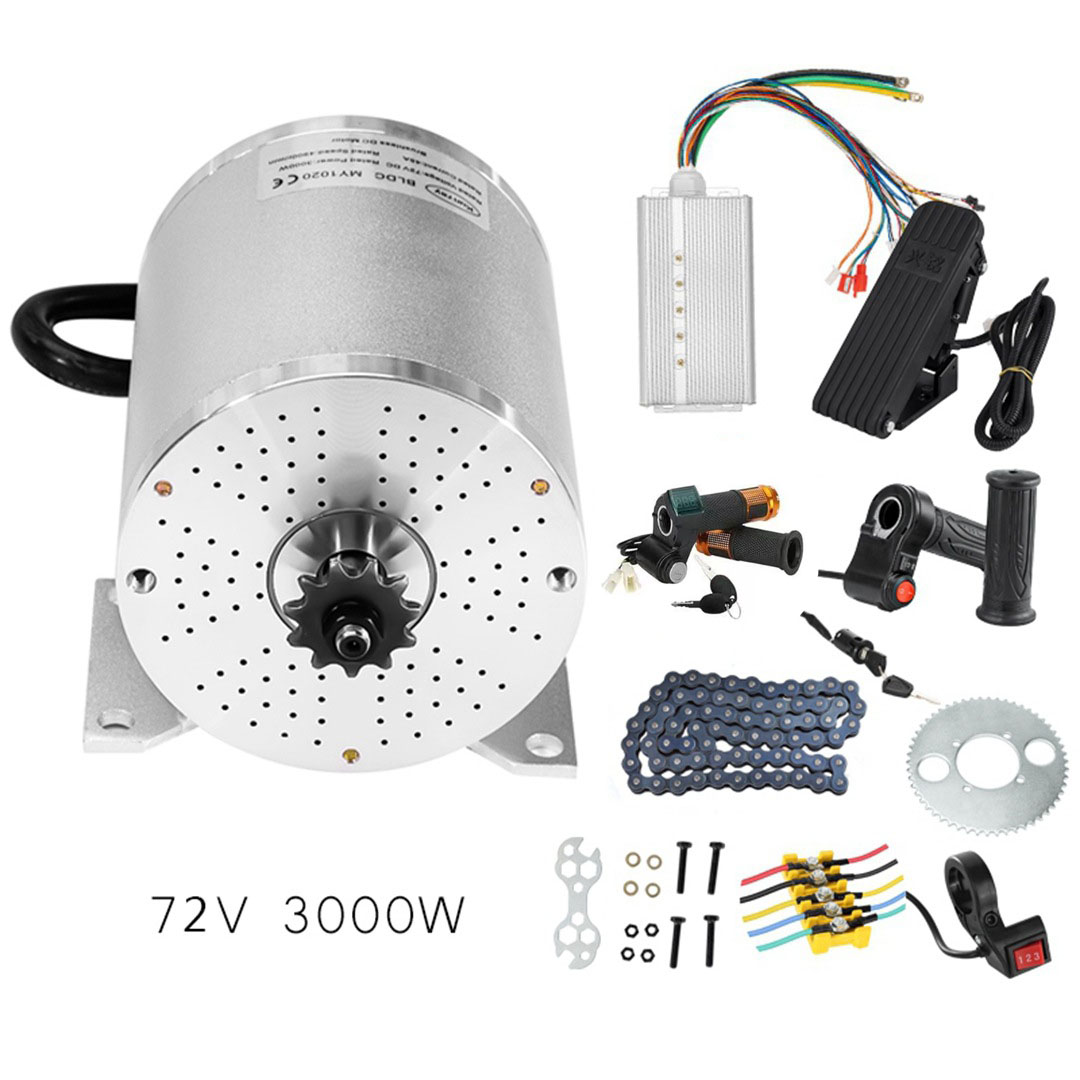 Electric Motorcycle Conversion Kit 72V - Kit motore kart moto elettrico di