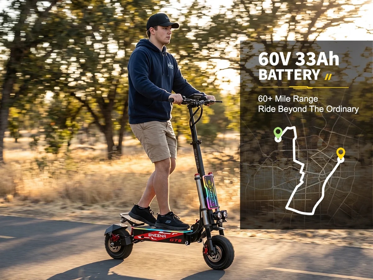 Monopattino Elettrico per Adul - 60V 5600W Dual Motor Electric Scooter recensione e prezzo