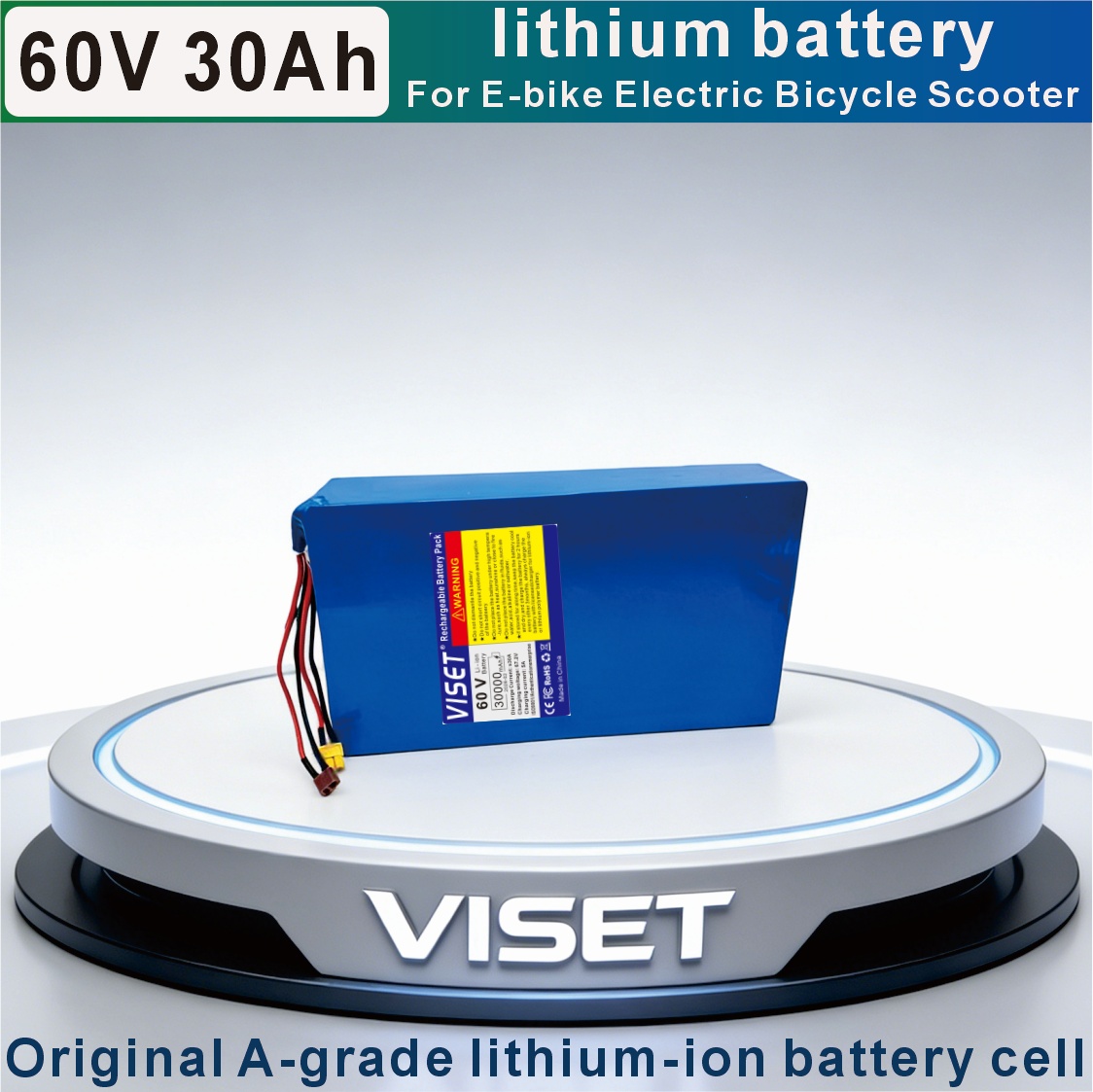 Batteria per Bicicletta VISET  - 60V 30Ah Electric Scooter Battery recensione e prezzo
